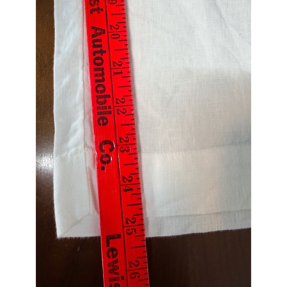Charter Club 100% Linen Pant Women's XL White Luxury 100% Linen Pull-On Crop - Picture 7 of 8